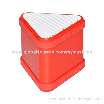 Portable Triangle Bluetooth Speaker with Low-price, 300mAh Rechargeable Battery